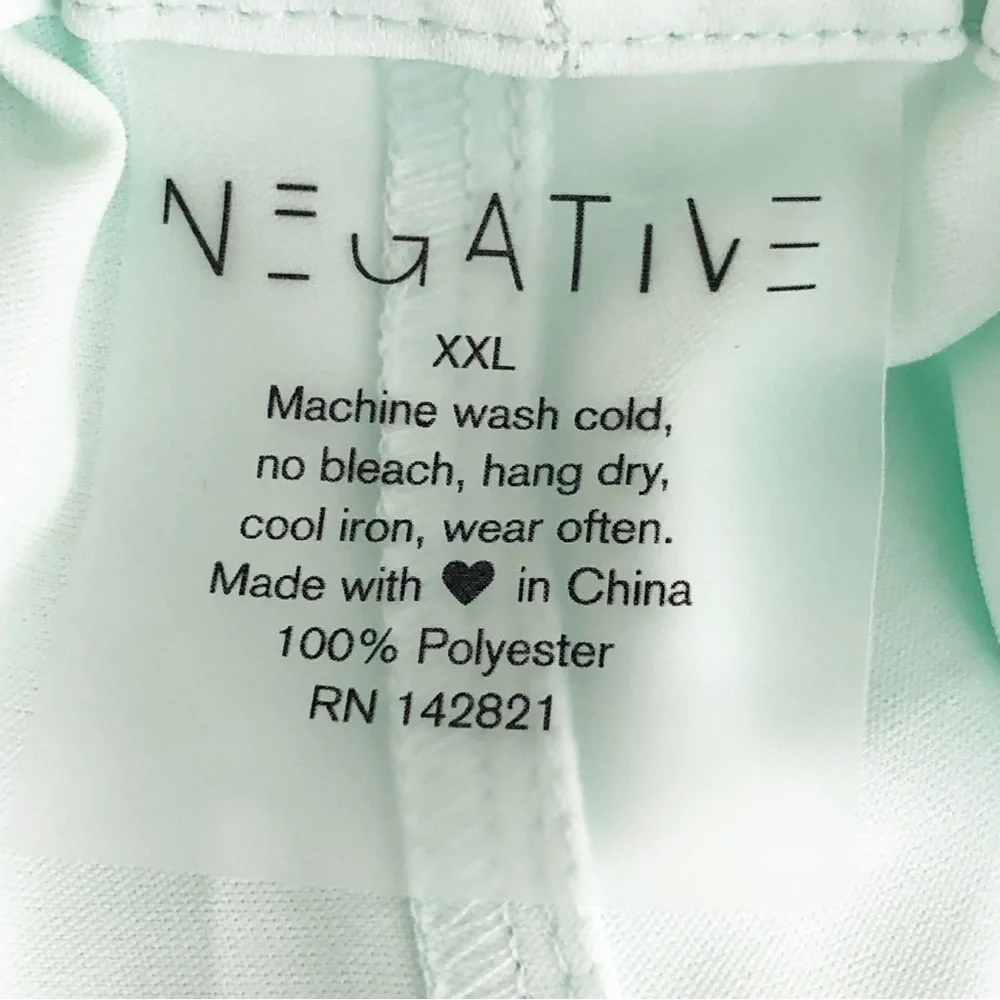 Negative how to green drawstring shorts
